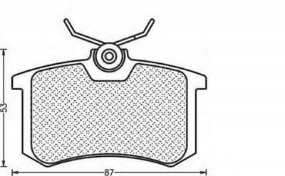 MAGNETI MARELLI 430216171256 -  Комплект тормозных колодок, дисковый тормоз